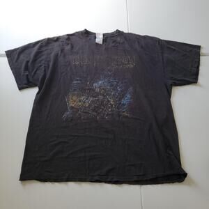 Vintage Iron Maiden Shirt Mens 2XL Live After Death Band Tee 00s Distressed